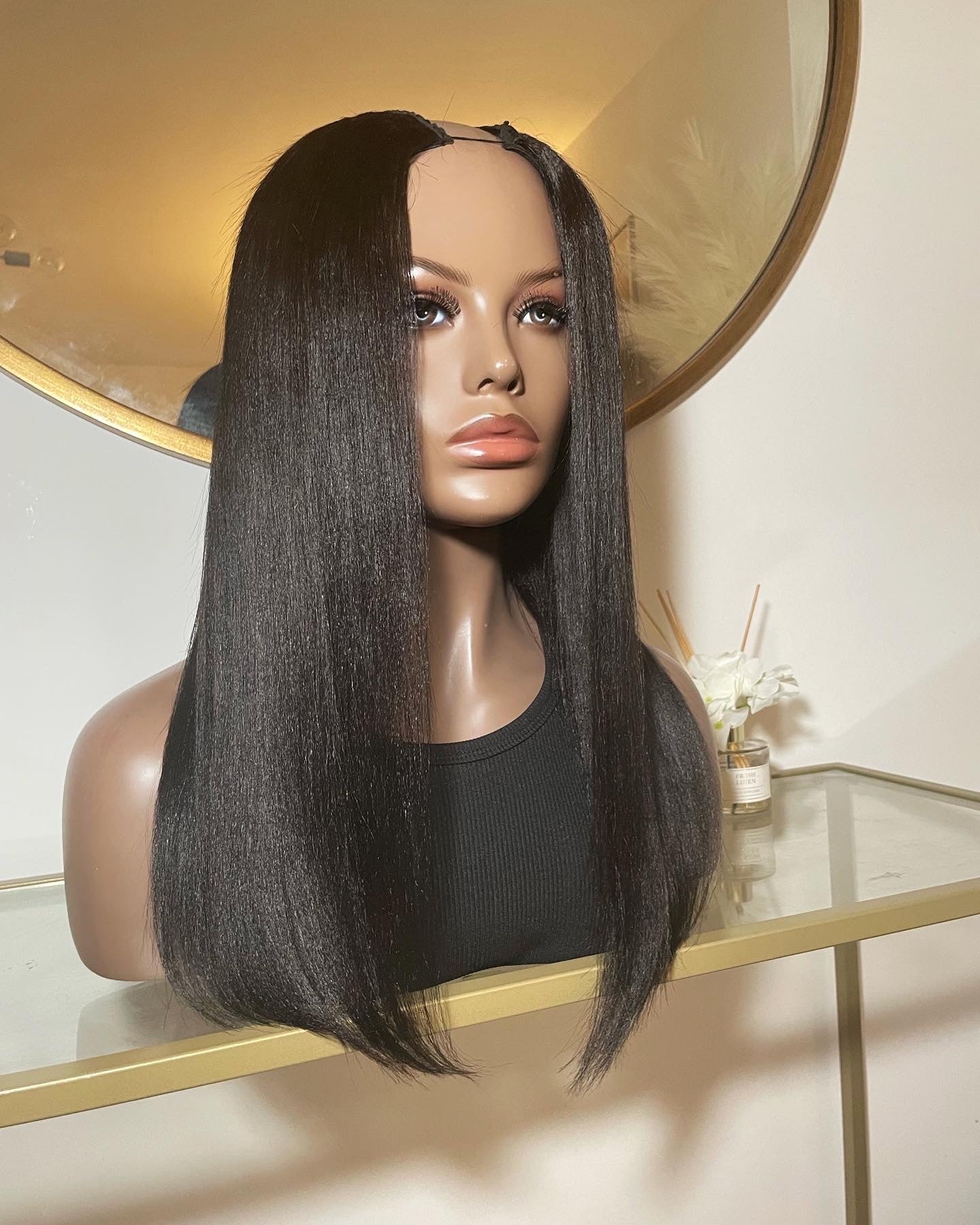 Yaki Kinky Straight U-Part Wig