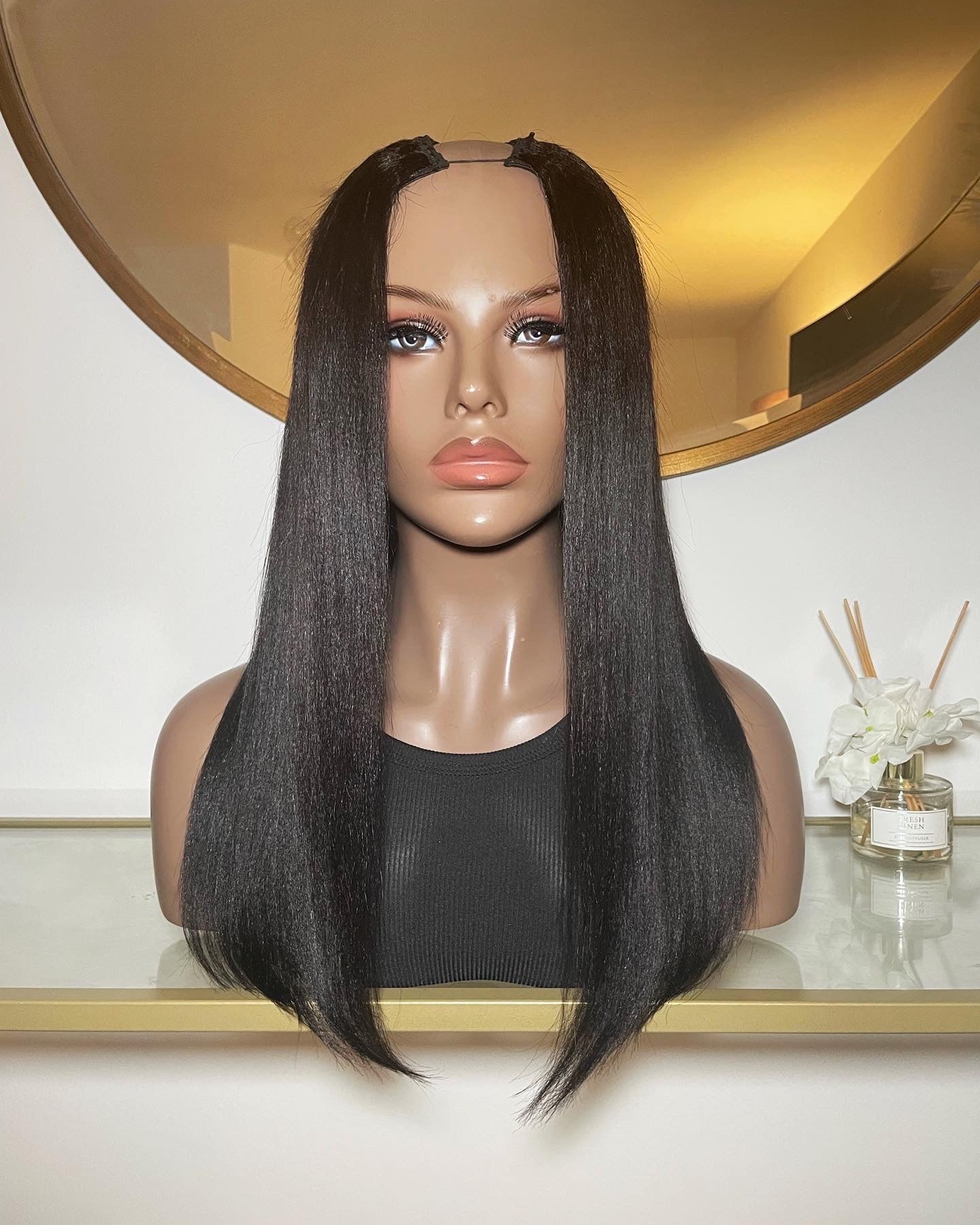 Yaki Kinky Straight U-Part Wig