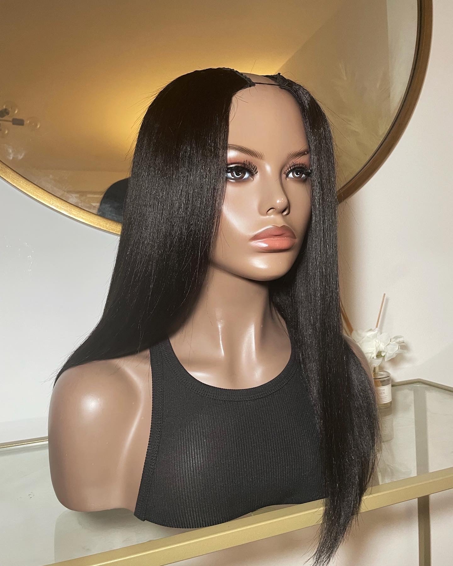 Yaki Kinky Straight U-Part Wig